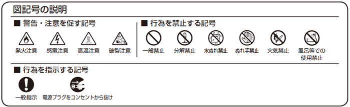 図記号の説明