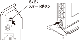 DHCPサーバ機能起動