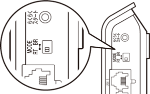 Rt Brモード切替スイッチの使いかた Aterm Wg10hs ユーザーズマニュアル