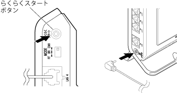 DHCPサーバ機能起動