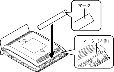 スタンド縦置き