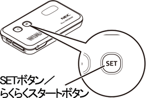 らくらくスタートボタン