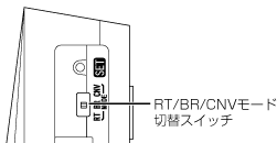 RT/BR/CNVモード切替スイッチ