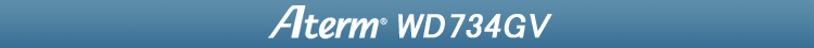 Aterm WD734GV