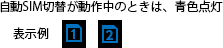 nanoSIMカードの状態