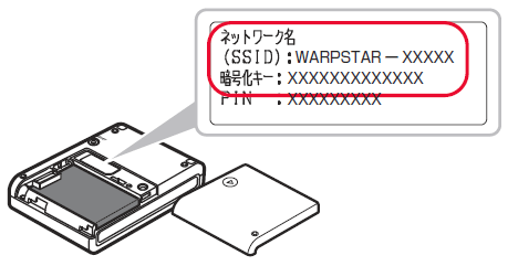 本体底面にラベル
