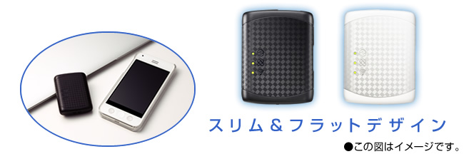 スリム&フラットデザイン